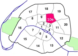 epaviste à proximité de Paris 10e Arrondissement (75010)