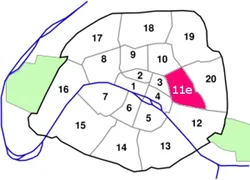 epaviste à proximité de Paris 11e Arrondissement (75011)
