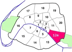 epaviste à proximité de Paris 12e Arrondissement (75012)