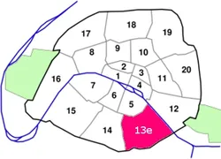 epaviste à proximité de Paris 13e Arrondissement (75013)