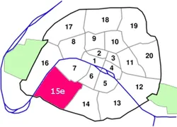 epaviste à proximité de Paris 15e Arrondissement (75015)