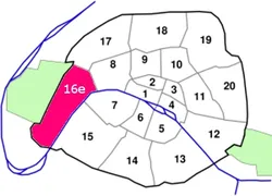 epaviste à proximité de Paris 16e Arrondissement (75016)
