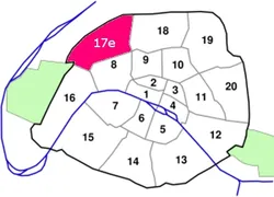 epaviste à proximité de Paris 17e Arrondissement (75017)