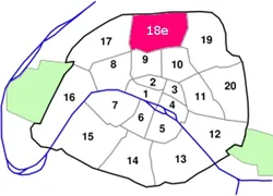 epaviste à proximité de Paris 18e Arrondissement (75018)
