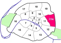 epaviste à proximité de Paris 20e Arrondissement (75020)