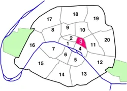 epaviste à proximité de Paris 3e Arrondissement (75003)