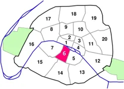 epaviste à proximité de Paris 6e Arrondissement (75006)