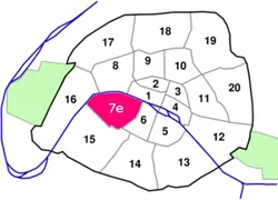 epaviste à proximité de Paris 7e Arrondissement (75007)