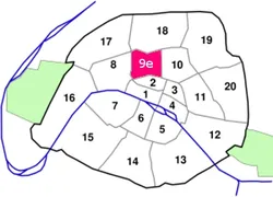 epaviste à proximité de Paris 9e Arrondissement (75009)